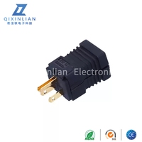 Cordon d'alimentation audiophile de style américain plaqué or et rhodium de la série FURUTECH FI-15 du Japon et connecteur IEC
