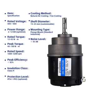 Sistema de Propulsión para Montacargas OEM para Reemplazo de Controlador Curtis con Motor y Arnés de Cableado, Solución de Propulsión Eléctrica para AGV - Product Image 4
