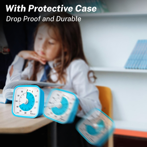 Temporizador de Carátula Personalizable Yunbaoit OEM, Herramienta Silenciosa para la Gestión del Tiempo para Niños, Temporizador de Cocina de 60 Minutos, Temporizador Visual para Niños, Reloj para la Escuela y el Aula - Product Image 3