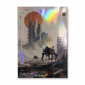 Affiches d'art métallisé personnalisées style Wasteland pour Anime/<span class=keywords><strong>Manga</strong></span>, illustrations holographiques, merch vidéo jeu/film, fanart Holo - Product Image 1
