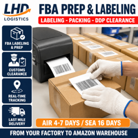 Agent d'expédition DDP Amazon FBA de Chine vers les États-Unis, tarifs de logistique de fret DDU, services d'expédition maritime
