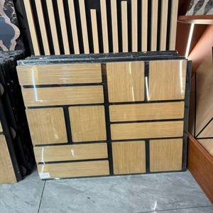 Panneaux muraux en <span class=keywords><strong>bois</strong></span> MDF à lattes, design moderne européen, ignifuges, insonorisants, décoration, vente en gros d'usine - Product Image 5