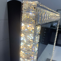Miroir de Maquillage de Bureau LED 3 Couleurs avec Cristaux, Interrupteur Tactile, Lumières Intégrées – Offre Directe Usine Compétitive