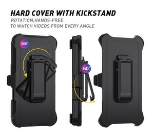 Ốp điện thoại GSCASE Hot Sale Defenders có kẹp lưng, tích hợp giá đỡ xoay 360 độ, dành cho iPhone 16, 15, 14, 13 - Product Image 4