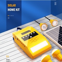 Système d'énergie solaire portable mini 20W pour la production d'électricité domestique et les kits d'éclairage LED intérieur
