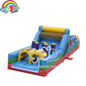Pista de Obstáculos Inflable para Exteriores, Venta Directa de Fábrica, Juego de Obstáculos de Uso Dual para Niños y Adultos, Grado Comercial - Product Image 1