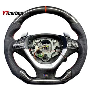 YTcarbon für X5 X5M E70 Autoteile Auto-Innenraumzubehör Individuelles LED-Lenkrad aus Echtcarbon und Alcantara - Product Image 5
