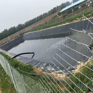 Rouleau de géomembrane HDPE de revêtement de <span class=keywords><strong>piscine</strong></span> bleu vert blanc pour piscines de parc - Product Image 3