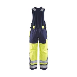 BLAKLADER - 850419773389C62 Salopette d'hiver sans manches haute visibilité Jaune/Bleu marine-EAN 7330509283387 HI-VIS WORKWEAR - Product Image 2