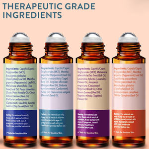 Vente en gros d'Huiles Essentielles Organiques pour Aromathérapie Cadeau de Relaxation Soulagement du Stress Ensemble à Rouler pour Prendre <span class=keywords><strong>soin</strong></span> de soi - Product Image 3