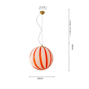 Vintage Balloon Chandelier New French Style Creamy Alpine <b>Candy</b> Theme Cute Decorative Light for Children's Bedrooms AC Middle - Product Image 1