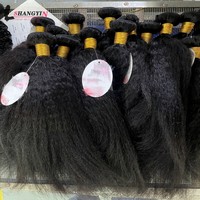 Paquetes de Cabello Humano 100% Virgen Crudo Camboyano al por Mayor, Extensiones de Cabello Rizado Ondulado Suelto Birmano con Cutícula Alineada para Venta a Granel