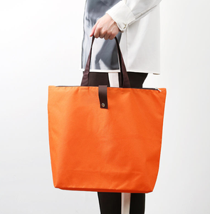 Bolsa de compras de poliéster con diseño creativo y exquisito, de tela Oxford, plegable, con botón y logotipo personalizado, muy vendida. - Product Image 4