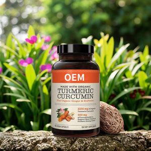 Kapsul Antioksidan Kunyit <span class=keywords><strong>Curcumin</strong></span> Organik Khusus Ekstrak Tanaman Herbal Suplemen Antioksidan untuk Dewasa OEM - Product Image 3