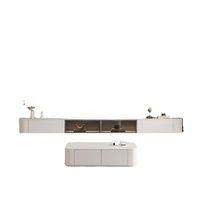 Offre Spéciale de meubles de maison de luxe blanc moderne pour le salon accepté meuble TV personnalisé