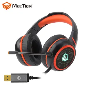 Shen acessório para jogos de 7.1, fone de ouvido com som surround e usb com fio, elegante, com cancelamento de ruído, para jogos