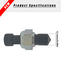 Capteur de pression d'huile universel de haute qualité 4332040 pour excavatrices des séries EX ZX US, résistant à la corrosion, filetage scellé