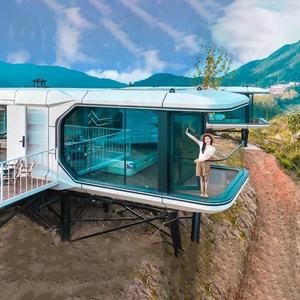 Tente de camping en capsule spatiale B & B, structure en acier résistante au vent, Cliff Adventure, garantie 30 ans - Product Image 1