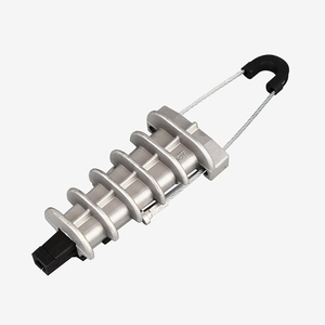 Abrazadera de tensión de aleación de aluminio serie PAL, anclaje de extremo muerto, cuña termoplástica resistente a los rayos UV, instalación sin herramientas para fibra óptica - Product Image 1