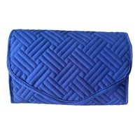 Étui de présentation de bijoux en cuir pliable avec logo personnalisé, organiseur de voyage pour colliers, boucles d'oreilles, bagues, bracelets, rangement pratique