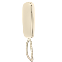 Téléphone filaire Sachikoo SN-0011 pour chambre d'hôtel, salle de bain, ABS, fibre de verre, PCB, téléphone mural, noir/beige, recomposition