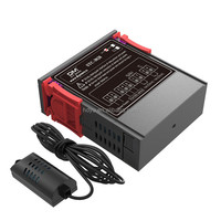 STC-3028 Termostat Digital Pengontrol Suhu dan Kelembapan STC 3028 Termometer Higrometer Pengontrol AC 110V 220V DC 12V 24V
