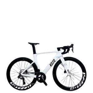 <span class=keywords><strong>Bicicleta</strong></span> de Carretera SHIMANU de 24 Velocidades, Fibra de Carbono, para Triatlón y Carreras, con Frenos de Disco Hidráulicos, Diseño Aerodinámico, 700C, para Adultos, Urbana - Product Image 1