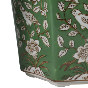 Vasi in ceramica Chinoiserie con decorazioni floreali per piante da interno ed esterno, set di tre - Product Image 5
