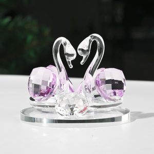 Regali di <span class=keywords><strong>cigno</strong></span> di cristallo K9 di alta qualità nuovo modello personalizzato figurine animali prezzo di fabbrica souvenir di nozze altri oggetti di cristallo - Product Image 5