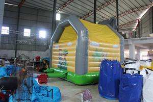 Castillo Inflable con Forma de Elefante, Material de PVC, para Niños, Alquiler Comercial para Fiestas al Aire Libre - Product Image 3