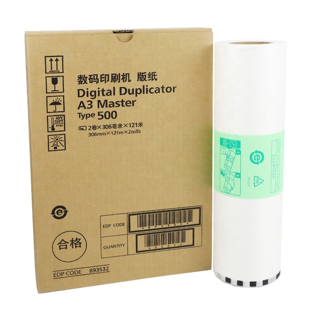 Comstar Compatible Type 500 A3 Duplicator Master Roll for Ricoh DD5450 Factory Good Price