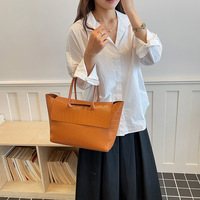 Grand sac fourre-tout en cuir PU pour femme, sac à main à poignée supérieure pour le travail et les voyages