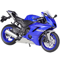 WELLY 1:12 Modèle de moto Yamaha en alliage métallique pour garçons, jouet moulé sous pression, moto de simulation articulée pour collectionneurs, cadeau, vente en gros