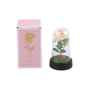 Dôme en verre disponible en plusieurs couleurs, roses éternelles préservées pour <span class=keywords><strong>la</strong></span> fête des mères <span class=keywords><strong>et</strong></span> les cadeaux de Noël - Product Image 5