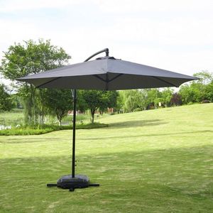 2026 2.7M Modern Steel Outdoor Parasol Umbrella Sun Protection Windproof 180G Polyester Custom Logo for Swimming Pool Park - Product Image 3