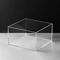 Boîtes en acrylique haute transparence, aquariums, présentoirs alimentaires, modèles, housses anti-poussière et matériaux en feuilles sur mesure