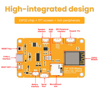 Placa de Desarrollo con Pantalla TFT de 2.8", 3.2", 3.5" ESP32-32E SPI UART con Ranura para Tarjeta Micro TF, Interfaz Tipo-C, BT, Wi-Fi para Arduino