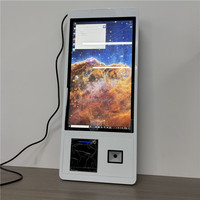 Machine de paiement en libre-service pour restaurant, lavage de voitures, kiosque, avec lecteur de code-barres SDK, 21,5, 24, 27, 32 pouces