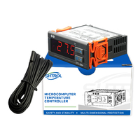 Controlador de temperatura del termostato del refrigerador para almacenamiento en frío, digital, 12V, 24V, 220V, 1 unidad