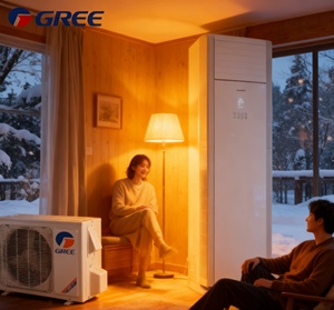 Gree อินเวอร์เตอร์เครื่องปรับอากาศแบบตั้ง3 4 5ตัน60000Btu 36000Btu 5HP ระบายความร้อนได้อย่างรวดเร็ว R410เครื่องใช้ไฟฟ้าในบ้านอัจฉริยะ - Product Image 5