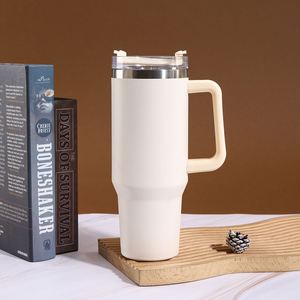 Vaso Térmico de Viaje de Acero Inoxidable de 40oz con Asa H1.0, Tapa Antiderrames, Popote y Base Antideslizante, Aislamiento de 6-12 Horas, ODM OEM - Product Image 6