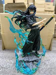 Figura de Acción de Anime Demon Slayer de 32 cm, <span class=keywords><strong>Kimetsu</strong></span> GK Mist Hashira Muichiro Tokito, Nueva de 2026, para Decoración de Escritorio, Regalos - Product Image 2