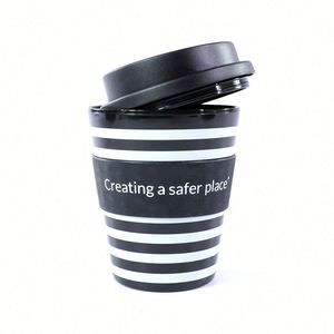 Promotional <b>Gift</b> Eco Friendly <b>Cheap</b> Reusable Milk PP Plastic Customized Personalized logo Coffee Cup with Lid - Product Image 4