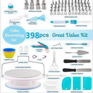 1 unidad Kit de herramientas ecológicas de grado alimenticio aptas para lavavajillas para decoración de pasteles, utensilios de repostería, soporte giratorio para glaseado - Product Image 2