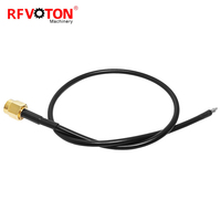 Conector SMA Macho Personalizable de Fábrica para Cable RG174, Cable Pigtail, Cable Jumper, Ensamblaje de Cable Coaxial, Conector RF Coaxial en Stock