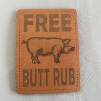 Patchs en cuir PU gaufré réfléchissants personnalisés avec logo de marque à coudre pour jeans – Vente en gros