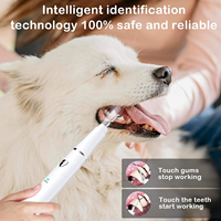 Lunata C16M Ultraschall-Zahnreiniger für Hunde und Katzen Elektrisches Zahnreinigungswerkzeug 3 Modi Zahnsteinentferner-Set Edelstahl