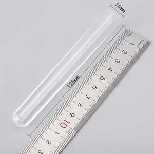 Nhựa dùng một lần cho ống nghiệm với nút chai tròn 16mm đường kính 100mm 125mm 150mm chiều dài cho phát hành cho thử nghiệm - Product Image 3