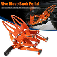 Reposapiés Ajustables CNC para Motocicleta KTM DUKE390 DUKE250 DUKE 390 DUKE 250 2024-2025, Accesorios para Pedales