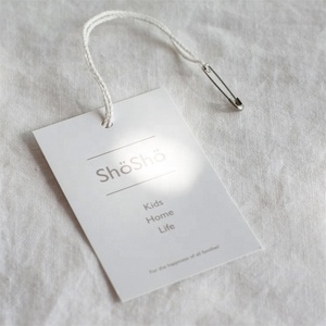 Tái Chế May Mặc Đu Giá Biểu Tượng Tùy Chỉnh Quần Áo Bán Buôn Tagsfor Quần Áo Áo Áo Sơ Mi Thẻ Treo Tag - Product Image 2